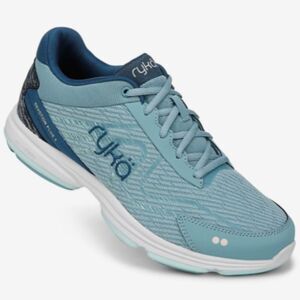Ryka Made For Women Devotion Plus 5 Walking Sneaker In Nile Blue Mesh Fabric